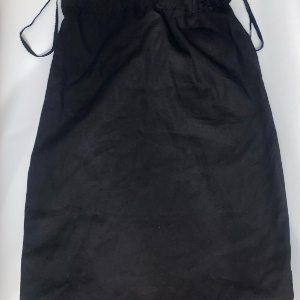 Palm Angels Large Black Drawstring Dust Bag w/Gold Calligraphy Logo 17”x13 1/2” - Picture 2 of 4